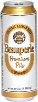 Упаковка пива Brauperle Premium Pils светлое фильтрованное 4.5% 0.5 л x 24 шт