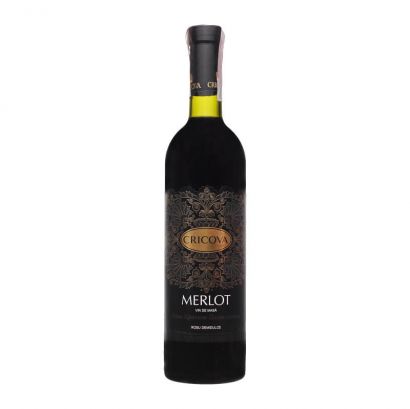 Вино Cricova Мерло красное полусладкое 0.75 л 9-13% - Фото 2