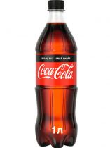 Безалкогольный напиток Coca-Cola ZERO 1 л Безалкогольный напиток Coca-Cola ZERO 1 л