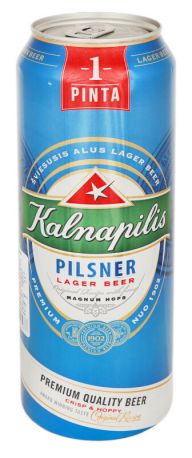 Упаковка пива Kalnapilis Pilsner светлое фильтрованное 4.6% 0.568 л x 24 шт - Фото 4
