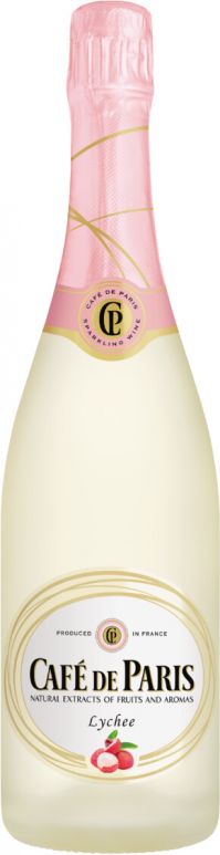 Вино игристое Cafe de Paris Litchi белое полусладкое 0.75 л 6.7% - Фото 1