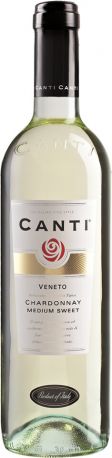 Вино Canti Chardonnay Veneto Medium Sweet белое полусладкое 0.75 л 11.5%
