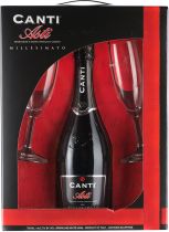 Вино игристое Canti Asti белое сладкое 0.75 л 7% в подарочной упаковке + 2 бокала Вино игристое Canti Asti белое сладкое 0.75 л 7% в подарочной упаковке + 2 бокала