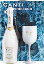 Вино игристое Canti Prosecco Ice белое полусухое 0.75 л 11% в подарочной упаковке + 1 бокал Вино игристое Canti Prosecco Ice белое полусухое 0.75 л 11% в подарочной упаковке + 1 бокал