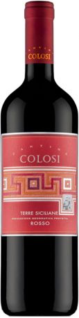 Вино Cantine Colosi Rosso IGP Terre Siciliane красное сухое 0.375 л 13.5%