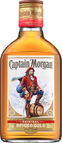 Ромовый напиток Captain Morgan Spiced Gold 0.2 л 35%