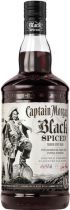 Ромовый напиток Captain Morgan Spiced Black 1 л 40% Ромовый напиток Captain Morgan Spiced Black 1 л 40%