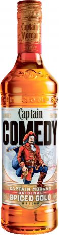 Ромовый напиток Captain Morgan Spiced Gold Лимитированная серия 0.7 л 35% - Фото 1