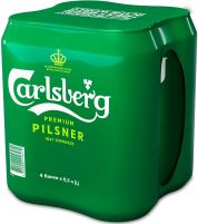 Упаковка пива Carlsberg светлое фильтрованное 5% 0.5 л Мультипак 4 шт Упаковка пива Carlsberg светлое фильтрованное 5% 0.5 л Мультипак 4 шт
