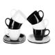 Чайный cервиз Luminarc Carine Black/White из 12 предметов - Фото 1
