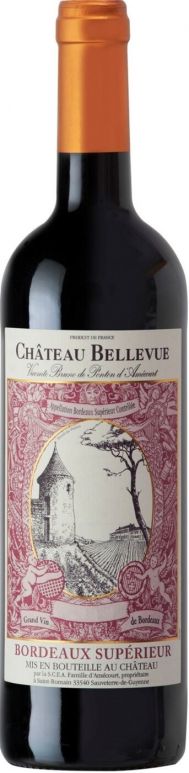 Вино Chateau Bellevue Rouge красное сухое 0.75 л 13%