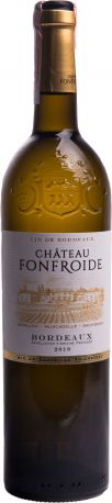 Вино Chateau Fonfroide Bordeaux белое сухое 0.75 л 12%