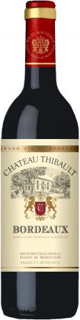 Вино Chateau Thibault Bordeaux красное сухое 0.75 л 13%