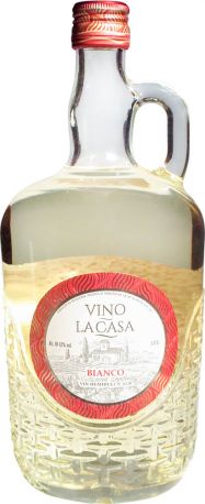 Вино Vino la Casa Bianco белое полусладкое 1 л 12%