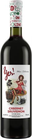 Вино Yes! Cabernet Sauvignon красное сухое 0.75 л 13.5%
