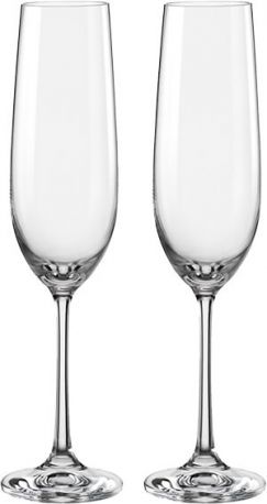 Набор бокалов Bohemia Viola для шампанского 190 мл 2 шт