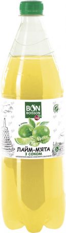 Упаковка напитка безалкогольного сокосодержащего Бон Буассон Джус Лайм-Мята 1 л x 6 бутылок