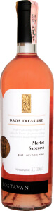 Вино Bostavan Dacian Treasure Merlot & Saperavi розовое сухое 0.75 л 13%