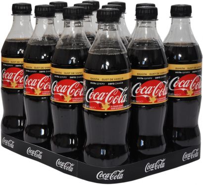 Упаковка безалкогольного напитка Coca-Cola Ванила 0.5 л х 12 бутылок (1922102)