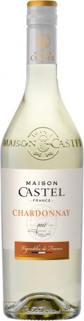 Вино Maison Castel Chardonnay белое полусухое 0.75 л 12.5%
