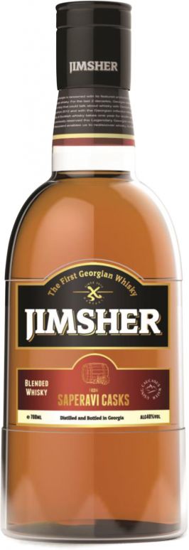 Виски Jimsher Саперави 0.7 л 40% в подарочной упаковке - Фото 2