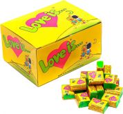 Упаковка жевательной резинки Love is Кокос-Ананас 100 шт Упаковка жевательной резинки Love is Кокос-Ананас 100 шт