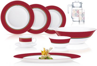 Сервиз столовый Luminarc Essence Alto Rubis 46 предметов