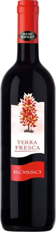 Вино Terra Fresca Rosso Amabile красное полусладкое 0.75 л 10.5%