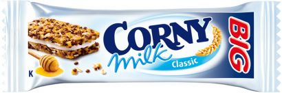 Упаковка злаковых батончиков Corny Big с молочно-кремовой начинкой 50 г х 5 шт