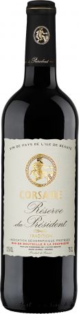 Вино Corsaire красное сухое 0.75 л 9-14%