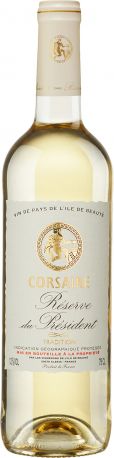 Вино Corsaire белое сухое 0.75 л 9-14%