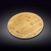 Доска сервировочная Wilmax Bamboo круглая 35.5 см Доска сервировочная Wilmax Bamboo круглая 35.5 см