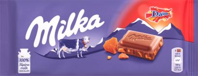 Шоколад Milka Миндаль-Карамель 100 г - Фото 2
