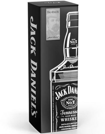 Теннесси Виски Jack Daniel's 0.7 л 40% в металлической коробке