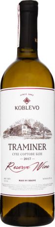 Вино Коблево Reserve Wine Траминер белое сухое 0.75 л 9.7-13% - Фото 4