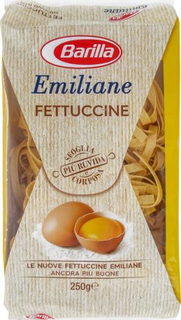 Упаковка макарон Barilla Emiliane Fettuccine Фетучине с яйцом 250 г х 20 шт - Фото 5