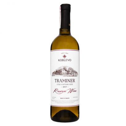 Вино Коблево Reserve Wine Траминер белое сухое 0.75 л 9.7-13% - Фото 5