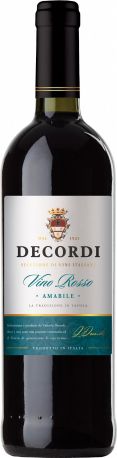 Вино Decordi Rosso Amabile красное полусладкое 0.75 л 10%