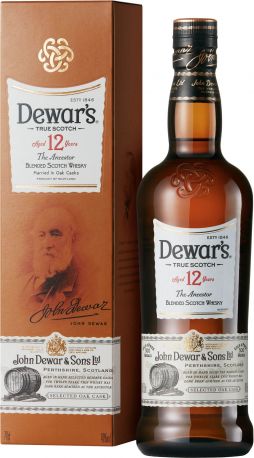 Виски Dewar's Special Reserve 12 лет выдержки 0.5 л 40% в подарочной упаковке