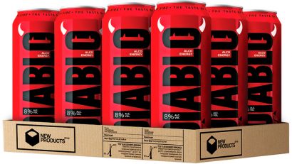 Упаковка слабоалкогольного напитка Diablo Extra Alco Energy 8% 0.5 л x 12 банок - Фото 2