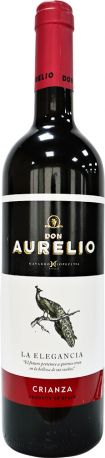 Вино Don Aurelio Crianza D.O.P. Valdepenas красное сухое 0.75 л 13%