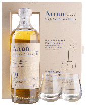 Виски Arran 10yo + 2 glasses, gift box 0,7 л Виски Arran 10yo + 2 glasses, gift box 0,7 л