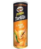 Чипсы кукурузные Pringles Tortilla El Nacho Cheese со вкусом сыра начо 160 г Чипсы кукурузные Pringles Tortilla El Nacho Cheese со вкусом сыра начо 160 г