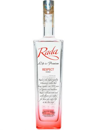Водка Rada Respect 0.5 л 40%