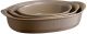 Форма для запекания Emile Henry Ovenware овальная 35х22 см Бежевая - Фото 3