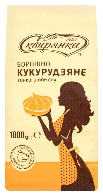 Мука кукурузная тонкого помола Сквирянка 1 кг - купить Мука Сквирянка в ...