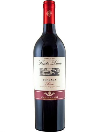 Вино Castellanі Toscano Rosso Cru Santa Lucia IGT красное сухое 0.75 л 12%