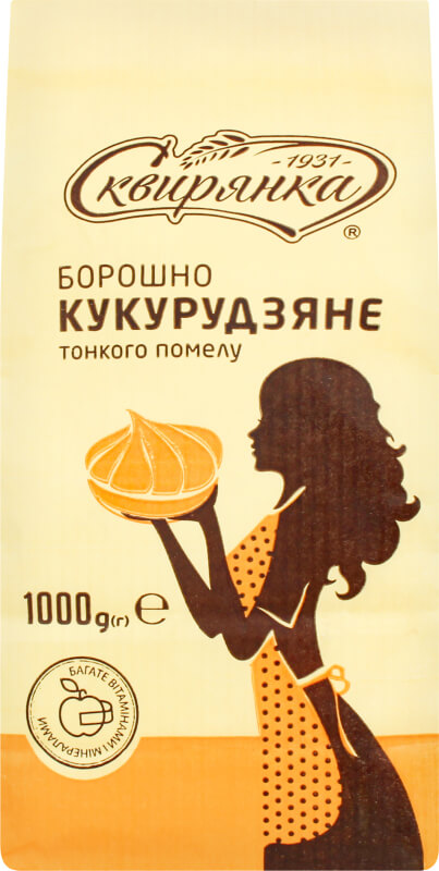 Мука кукурузная тонкого помола Сквирянка 1 кг - купить Мука Сквирянка в ...