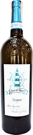 Вино Faro Di Mare Soave DOC белое сухое 0.75 л 12%