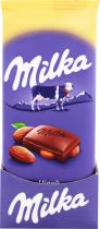Шоколад Milka с цельным миндалем 90 г Шоколад Milka с цельным миндалем 90 г